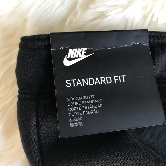 Nike Black Cropped Fleece Sweatpants - Picture 5 of 6